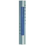 Muurthermometer aluminium groot